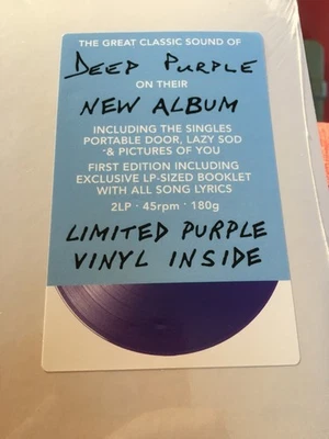 DEEP PURPLE = 1 NEW STILL SEALED 2LP VINYL RECORD PURPLE VINYL WITH BOOK - Image 1 of 4