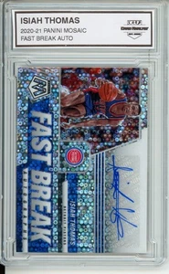 2020-21 Panini Mosaic #FB-IST Isiah Thomas Autographs Fast Break - Picture 1 of 2