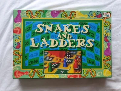 Vintage Toy Brokers Games Team Snakes And Ladders board game (fully complete) - Image 1 of 3