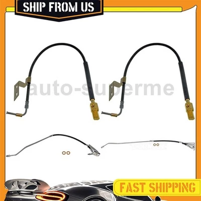 Kit manguera freno delantero trasero línea 4x para 2001 2002 GMC C6500 Topkick 8,1 L Foto 1 de 4