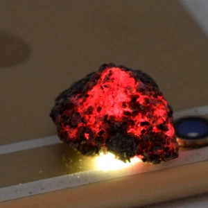 Certified Natural Red Ruby Rough 16.95 Ct. Loose Gemstone For Lapidary & Cabbing - Imagen 1 de 4
