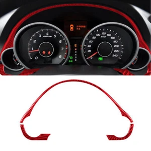 For Acura TL Red Carbon Fiber Car Interior Speedometer Surround Strip Trim 4Pcs - Bild 1 von 12