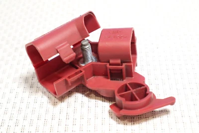 Jaguar XF 2009-2015 tapa de punto de cable positivo punta roja 4R8T10B671AD Foto 1 de 4