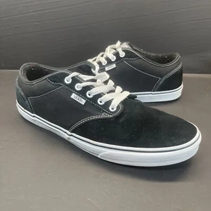 VANS Atwood Black White Skateboard Shoes Sneakers Mens Size US 13 VN- OKC4BA2 - Picture 1 of 9