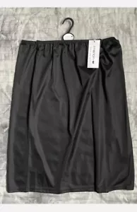 🖤 Marlon Sheer Comfort Womens Underskirt Half Slip 24" Black Size 16/18 - BNWT - Picture 1 of 3