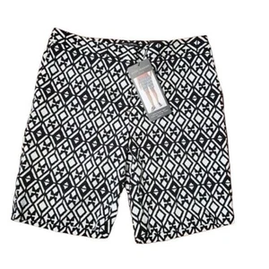 Mario Serrani Bauchkontrolle/Stretch/Komfort Größe 6 schwarz weiß Viskose/Nylon/Sp - Bild 1 von 5