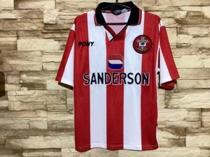 SOUTHAMPTON 1997 1998 1999 Home Football Shirt SoccerJersey Pony #16 Sz measured - Picture 1 of 12