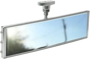 Espejo retrovisor panorámico genuino AXIA 9" atornillado cromado MOD9PRVMBO-C NOS - Imagen 1 de 1