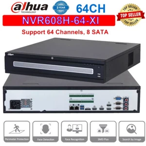 Dahua 64CH NVR NVR608H-64-XI 2U 8HDD WizMind ANPR EPTZ 1280 Mbps AcuPick NUOVO - Foto 1 di 4