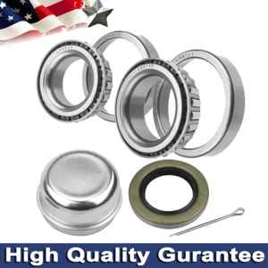 Trailer Hub Wheel Bearing Kit L44649 L68149 Seal 1.719'' for 3500# EZ Lube Axles - Picture 1 of 6