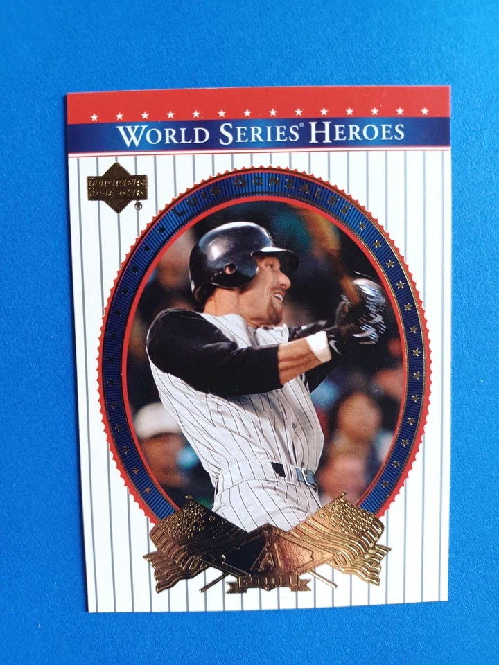 2002 UPPER DECK WORLD SERIES HEROES LUIS GONZALEZ #27 ARIZONA DIAMONDBACKS - Image 1 of 2