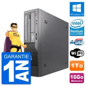 PC Fujitsu Esprimo E500 DT Intel G630 RAM 16Go Disque Dur 1To Windows 10 Wifi - Imagen 1 de 3