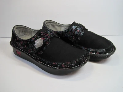 Zapatos Alegria Dream Fit Dena Negros Florales Den-489 Talla 36 EE. UU. 6-6,5 Foto 1 de 4