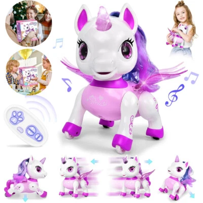 Roboter Kinder, Einhorn Geschenke Für Mädchen, Ferngesteuertes Einhorn Spielzeug - Bild 1 von 4