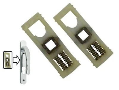  Upvc Door Handle Spring Cassette For 122mm Fix Handles Replacement Pair  - Image 1 of 4