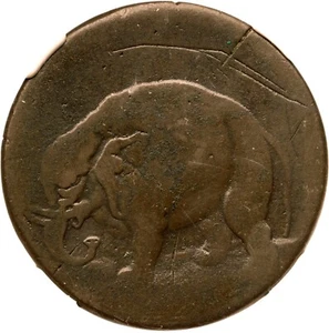c1694 W-12040 NGC Fine Details God Preserve London Thick Elephant Token - Picture 1 of 3