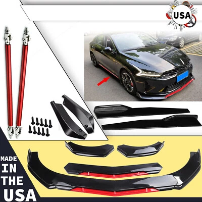 FOR KIA K5 2021 2022 Front Bumper Lip/ Splitter Spoiler Body Kit Side Skirt Foto 1 de 4
