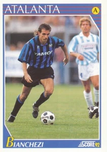 024 CARECA BIANCHEZI # BRAZIL ATALANTA CARD CARTA SCORE ITALIAN LEAGUE 1992 - Imagen 1 de 2