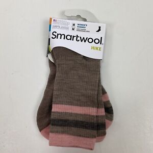 Smartwool Women's Hike Striped Fossil SW001127  Merino Wool Socks Size M