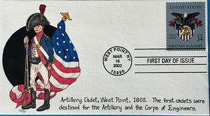 LMG Larry M. Gassen 3550 West Point US Military Academy Hand Painted Hand Drawn - Imagen 1 de 1