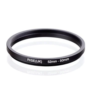 RISE(UK) 52mm-50mm 52-50 mm 52 to 50 Step down Ring Filter Adapter black - Picture 1 of 3