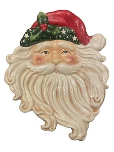 🔥Fine Porcelain Santa Plate Platter Christmas China Decoration Dish Tray🔥 - Picture 1 of 7