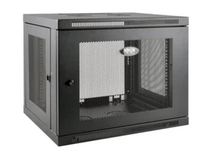 Tripp Lite 9U Wall Mount Rack Enclosure Server Cabinet Low Profile Deep - Picture 1 of 5