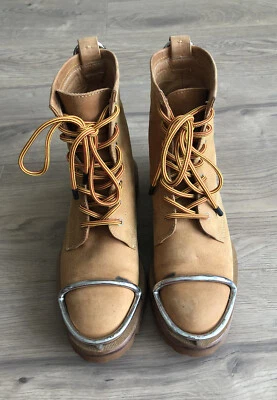 Botas de combate Alexander Wang Lyndon Wheat - Talla 38 Foto 1 de 4