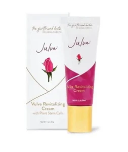 Julva Vulva Moisturizing Revitalizing DHEA Cream 1 oz For Dryness & Menopause