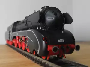 Locomotora de vapor Rivarossi 1324 calibre HO DB BR 10 en librea negra - Imagen 1 de 19