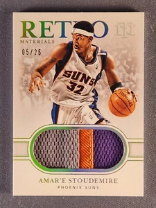 2019-20 Tesori Nazionali Retro Materiali Patch Amar'e Stoudemire Gioco Usato /25 - Foto 1 di 4