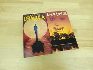Lake of Dracula & Evil Of Dracula Rare VHS Paramount Vampire 1971 Lot Horror - Foto 1 di 18