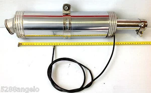 MARMITTA TERMINALE SILENZIATORE HONDA YAMAHA SUZUKI KAWASAKI SUONO VARIABILE - Imagen 1 de 1