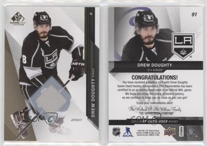 2014-15 SP Game Used Gold Jerseys Drew Doughty #91