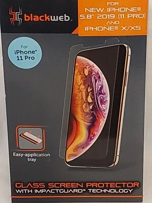Protector Pantalla Cristal Blackweb - iPhone X/XS/11 Pro - Nuevo en Caja Foto 1 de 4