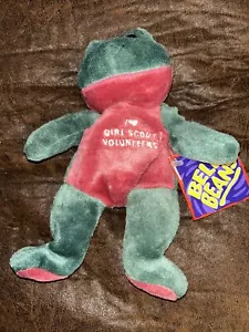 Mary Meyer Belly Beans I LOVE GIRL SCOUTS Volunteers 7" Beanie STUFFED ANIMAL - Picture 1 of 4