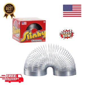 The Original Slinky Walking Spring Toy, 2.75-inch Diameter Metal Slinky, Fidget - Picture 1 of 5