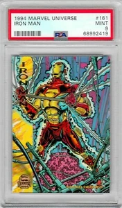 1994 Marvel Universe #161 Iron Man PSA 9 COME NUOVO - Foto 1 di 1