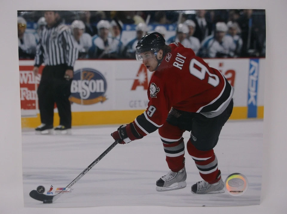 Derek Roy Buffalo Sabres NHL 8x10 foto a color sin firmar #4 Foto 1 de 1