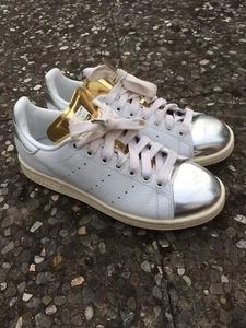 ADIDAS STAN SMITH Limited Edition Summer Metallic Pack silber/gold/weiss 38 2/3 - Bild 1 von 8