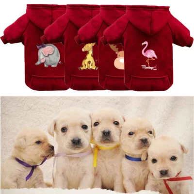 Puppy Dog Accessory Pullover Dogs Pets Clothing Dog Clothes Cute Warm Clothing↔ - Image 1 of 4