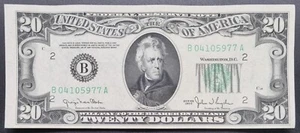 1950 Twenty Dollar Federal Reserve Note $20 Bill UNCIRCULATED #82840 - Picture 1 of 2