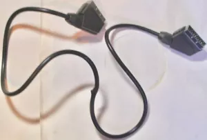 SCART cable - 1 metre long - black - used - guaranteed - Picture 1 of 2
