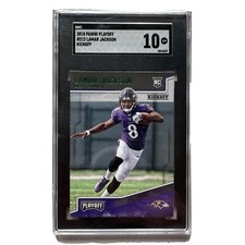 2018 Panini Playoff Lamar Jackson Kickoff SGC 10 
