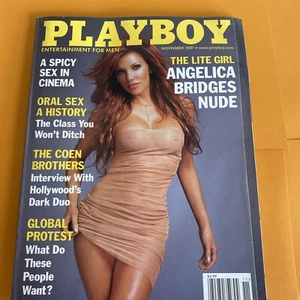 PLAYBOY NOVEMBER 2001 Angelica Bridges Lindsey Vuolo  Nicole Kidman SEXY - Foto 1 di 3