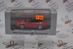 DIE CAST " PORSCHE 911 CARRERA 4S CABRIOLET " MINICHAMPS 1/43 (WAP 020 153 16) - Foto 1 di 2