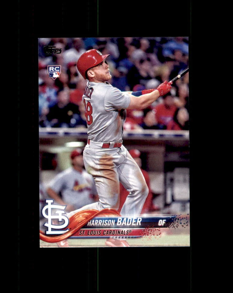 2018 Topps Series 1  #21 Harrison Bader RC Rookie Cardinals - Image 1 of 1
