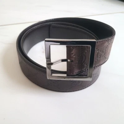 GUCCI Cinturón -- Marrón-GG Cinturón Hombre 146429 Foto 1 de 4