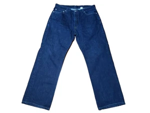 Cremieux Denim Blue Jeans Herren Etikett 36x32 (eigentlich 35x30) dunkle Waschung Baumwolle - Bild 1 von 11