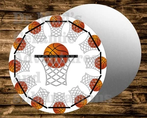 AROS DE TIRO BALONCESTO Listo Letrero Redondo Coronas Artesanía Miniaturas - Imagen 1 de 1